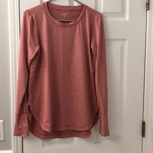 Womens Athleta Redish Long Sleeve Pullover sz Med